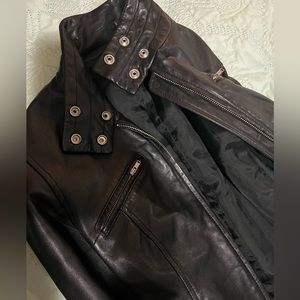 Black Moto leather Jacket